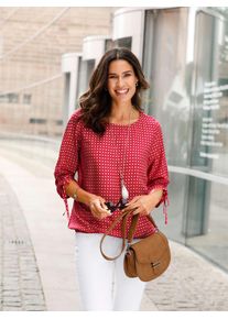 Lady Damen Schlupfbluse, bunt, Gr. 52, gemustert, mehrfarbig, bedruckt, 100% Viskose, Blusen