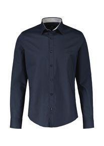 Lerros Herren Langarmhemd "Lerros Basic Poplinhemd, Kent-Kragen", blau, Gr. M, 100% Baumwolle, Hemden