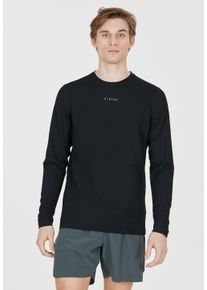 Virtus Herren Langarmshirt "Besto", schwarz, sportlich, Gr. XXXL, unifarben, 93% Polyester, 7% Elasthan, Shirts, mit Quick Dry-Technologie