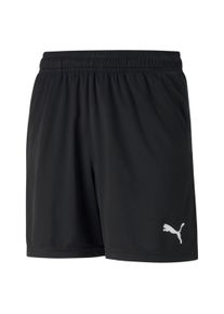 Puma Kinder Trainingsshorts "TEAMRISE TRAINING SHORTS JR", schwarz-weiß, sportlich, Gr. 164, unifarben, Interlock, Obermaterial: 100% Polyester, Hosen