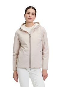 Betty Barclay Damen Wendejacke "Betty Barclay Wendejacke mit Kapuze", beige, sportlich, Gr. 38, Obermaterial: 88% Polyester, 12% Elasthan. Füllung: