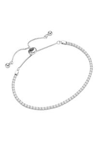 Smart Jewel Damen Armband "Tennisarmband, Silber 925", Onesize, Silber 925 (Sterlingsilber), weiß, Silber 925 (Sterlingsilber), Armbänder