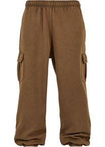 Urban Classics Herren Jogginghose "Urban Classics Herren Acid Washed Cargo Sweatpants", grün, Gr. S, unifarben, 70% Baumwolle, 30% Polyester, Hosen