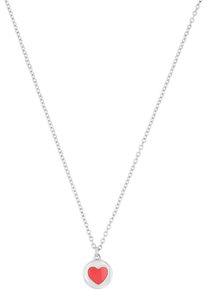 s.Oliver Mädchen Kette mit Anhänger "Herz, 2038778", Silber 925 (Sterlingsilber), L: 40cm, silber, Silber 925 (Sterlingsilber), Halsketten