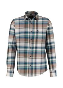 Lerros Herren Karohemd "Lerros Herrenhemd in Karo-Flanellqualität", weiß, Gr. 5XL, 100% Baumwolle, Hemden