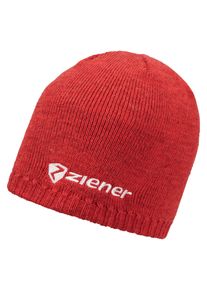 Ziener Damen Strickmütze "IRUNO hat", rot, Materialmix, Mützen