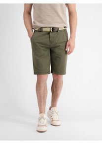Lerros Herren Bermudas "Lerros Chino-Bermuda mit Print", grün, Gr. 30, 98% Baumwolle, 2% Elasthan, Hosen