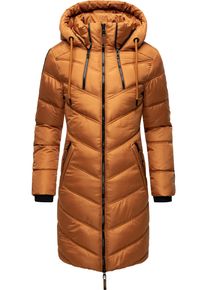 Marikoo Damen Wintermantel "Armasa", braun, modisch, Gr. XXL, Oberstoff: 100% Polyester, Futter: 100% Polyester, Wattierung: 100% Polyester,