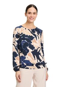 Betty Barclay Damen Schlupfbluse "Betty Barclay Schlupfbluse mit Muster", blau, casual, Gr. 40, Obermaterial: 100% Viskose., Blusen