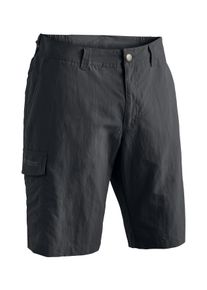 Maier Sports Herren Funktionsshorts "Main", schwarz, Gr. 46, 100% Polyamid, Hosen, Herren Shorts, kurze Outdoor-Hose, Bermuda mit 4 Taschen, Regular