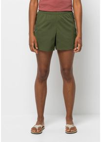 Jack Wolfskin Damen Shorts "WANDERTHIRST SHORTS W", grün, Gr. 42, OBERSTOFF 94% POLYAMID, 6% ELASTHAN FUTTER 100% POLYESTER, Hosen