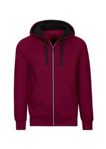 TRIGEMA Herren Sweatjacke "TRIGEMA Sweatjacke mit Kapuze", rot, casual, Gr. 5XL, 70% Baumwolle, 30% Polyester, Sweatjacken