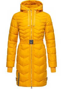 Navahoo Damen Steppmantel "Alpenveilchen", gelb, modisch, Gr. XXL, Oberstoff: 100% Polyester, Futter: 100% Polyester, Wattierung: 100% Polyester,
