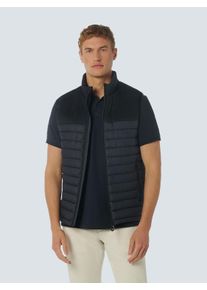 NO EXCESS Herren Steppweste, blau, Gr. S, unifarben, Obermaterial: 94% Polyester, 6% Elasthan, Westen