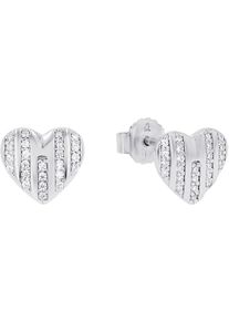 s.Oliver Damen Paar Ohrstecker "2038767", Silber 925 (Sterlingsilber), silber, Silber 925 (Sterlingsilber), Ohrringe, mit Zirkonia (synth.)