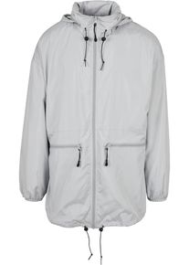 Urban Classics Herren Allwetterjacke "Urban Classics Herren Oversized Track Jacket", grau, casual, Gr. S, unifarben, 100% Polyester, Jacken