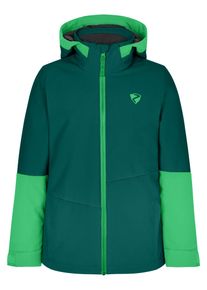 Ziener Kinder Skijacke "AVAK", grün, Gr. 104, Obermaterial: 100% Polyester;Futter: 1. 100% Polyamid, 2. 100% Polyester;Wattierung: 100% Polyester;,
