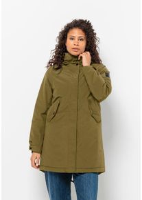 Jack Wolfskin Damen Parka "TALFORST PARKA W", grün, Gr. L, OBERSTOFF 54% BAUMWOLLE, 46% POLYAMID FUTTER 100% POLYESTER FÜLLUNG 100% POLYESTER, Jacken