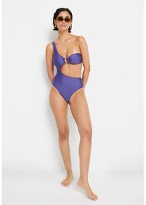 LSCN BY LASCANA Monokini 'Baila' violett Gr. 38 Cup A/B für Damen. Mit Zierringe. Ohne Bügel
