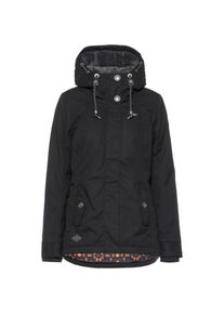 Ragwear Monadde Kapuzenjacke Damen - schwarz - Gr. L - Polyester/Baumwolle