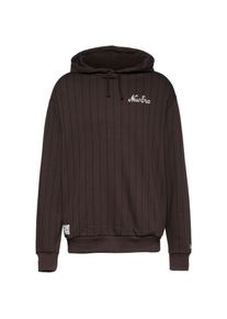 New Era Pinstripe Oversize Hoodie Herren - braun - Gr. M - Baumwolle/Polyester