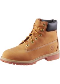 Timberland 6 Inch Premium Junior Boots Damen - beige - Gr. 36 - Leder