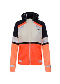 Brooks Run Visible Laufjacke Damen - weiß - Gr. L - Polyurethan