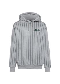New Era Pinstripe Oversize Hoodie Herren - grau - Gr. M - Baumwolle/Polyester