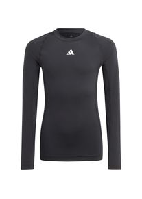 Adidas Techfit Funktionsshirt Kinder - schwarz - Gr. 128 - Polyester/Elastan