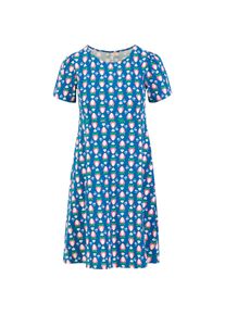 Blutsgeschwister Noble Harmony Jerseykleid Damen - blau - Gr. M - Baumwolle/Elastan
