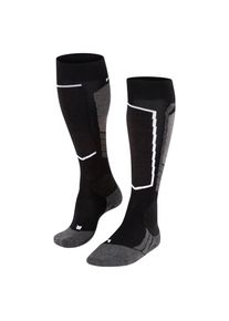 Falke Sk 2 Wool Socken Damen - schwarz - Gr. 35-36 - Merinowolle/Polyamid