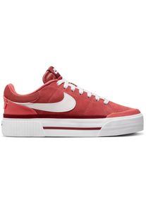 Nike Court Legacy Lift Sneaker Damen - rot - Gr. 40 1/2 - Suedeleder