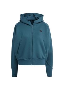 Adidas Z.N.E Trainingsjacke Damen - blau - Gr. XL - Baumwolle/Polyester/Elastan