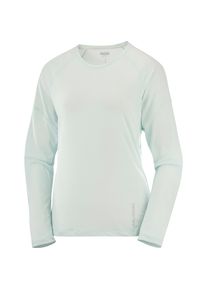 Salomon Cross Run Funktionsshirt Damen - blau - Gr. XL - Polyamid/Polyester