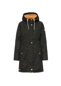 Iriedaily Holina Kapuzenmantel Damen - schwarz - Gr. S - Polyester/Baumwolle