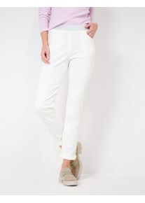 Raphaela by Brax Damen Schlupfhose Style PAMINA FUN OFF-WHITE, cremeweiß, Gr. 48K