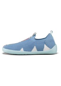 H&uuml;ttenschuhe Affenzahn Hausschuh Knit Flinky Kinder (Gr 31 |blau)