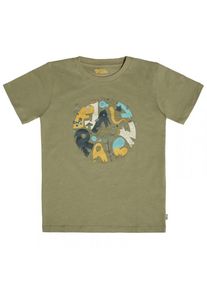 Fjällräven T-Shirt Fjällräven Forest Findings T-Shirt Kinder (Gr 152 |oliv)