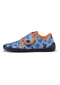 Affenzahn Hausschuh Baumwolle Movy Hüttenschuhe Kinder Alltag (Gr 25 |blau)