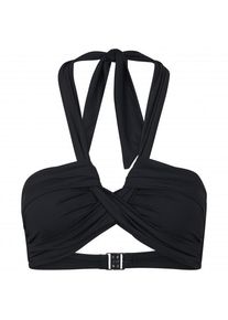 Bikini Top Seafolly Collective Halter Bandeau Damen (Gr 6 |schwarz)