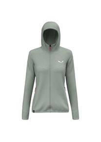 Fleecejacke Salewa Puez Waffle Hybrid PL Hooded Jacket Damen (Gr 36 |grau)