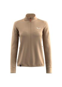 Fleecejacke Salewa Puez Waffle Hybrid PL Jacket Damen (Gr 36 |beige/braun)
