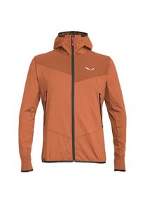 Salewa Agner Hybrid Polarlite Durastretch Fullzip Hoody Fleecejacke Herren Hochtouren (Gr 52 |orange)