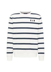 ELBSAND Mert Striped Sweatshirt Pullover Herren (Gr XXL |weiß)