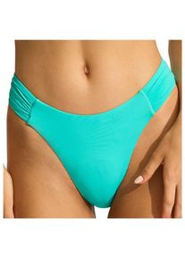 Seafolly Seafolly Collective High Leg Ruched Side Pant Bikini-Bottom Damen Schwimmen (Gr 36 |türkis)