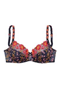 Nuance Große Größen Bügel-BH Gr. 80B blau/pink geblümt für Damen