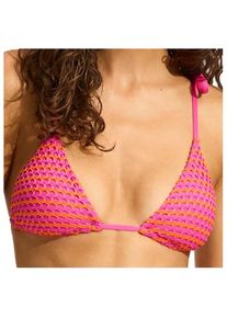 Seafolly Mesh Effect DD Tank Bra Bikini-Top Women (Gr 34 |rosa)