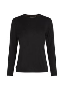 Icebreaker Merino 150 Tech Lite L/S Tee Merinoshirt Damen (Gr XL |schwarz)