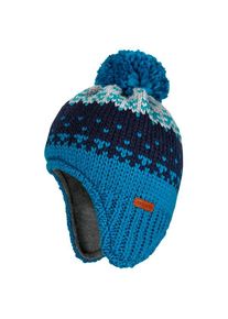 MaxiMo Mini-Inkamütze Farbwechsel mit Pompon und Futter Mütze Kids (Gr 49 cm |blau)