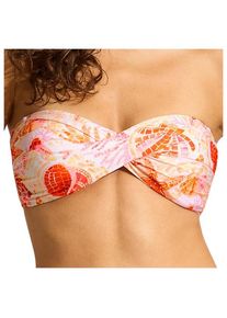 Seafolly La Mer Twist Bandeau Bikini-Top Damen (Gr 10 |orange)